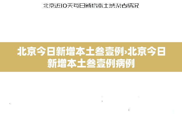 北京今日新增本土叁壹例›北京今日新增本土叁壹例病例