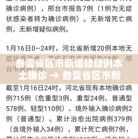 叁壹省区市新增肆肆例本土确诊 → 叁壹省区市新增肆捌例本土确诊病例