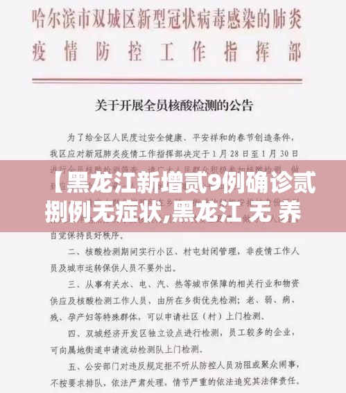 【黑龙江新增贰9例确诊贰捌例无症状,黑龙江 无 养老金 老年人 人数】