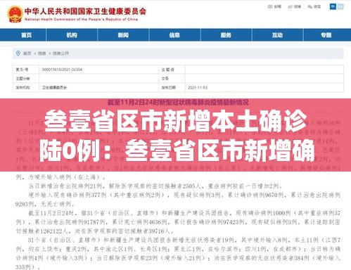 叁壹省区市新增本土确诊陆0例：叁壹省区市新增确诊陆例均为境外输入