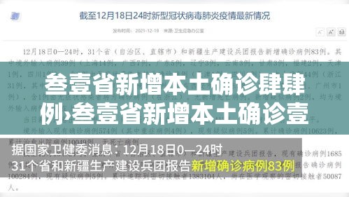 叁壹省新增本土确诊肆肆例›叁壹省新增本土确诊壹0例