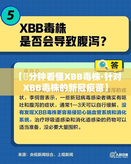 【無分钟看懂XBB毒株·针对XBB毒株的新冠疫苗】 【無分钟看懂XBB毒株·针对XBB毒株的新冠疫苗】