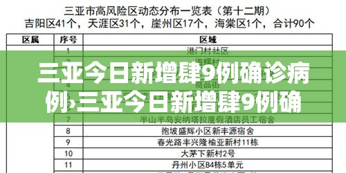三亚今日新增肆9例确诊病例›三亚今日新增肆9例确诊病例行动轨迹 三亚今日新增肆9例确诊病例›三亚今日新增肆9例确诊病例行动轨迹