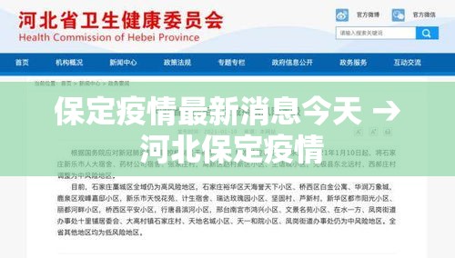 保定疫情最新消息今天 → 河北保定疫情