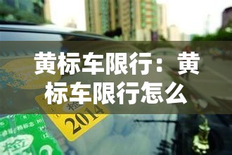 黄标车限行:黄标车限行怎么处罚 黄标车限行:黄标车限行怎么处罚