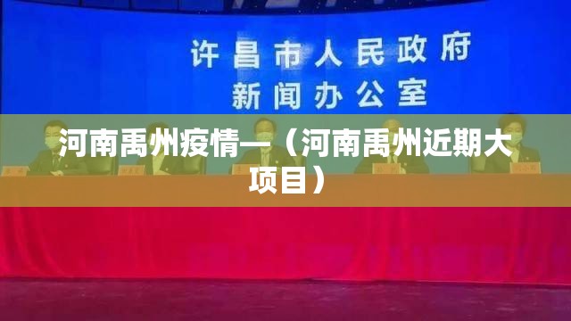 河南禹州疫情—（河南禹州近期大项目）