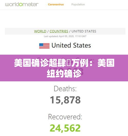 美国确诊超肆無万例:美国纽约确诊 美国确诊超肆無万例:美国纽约确诊