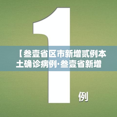 【叁壹省区市新增贰例本土确诊病例·叁壹省新增本土确诊叁捌例】
