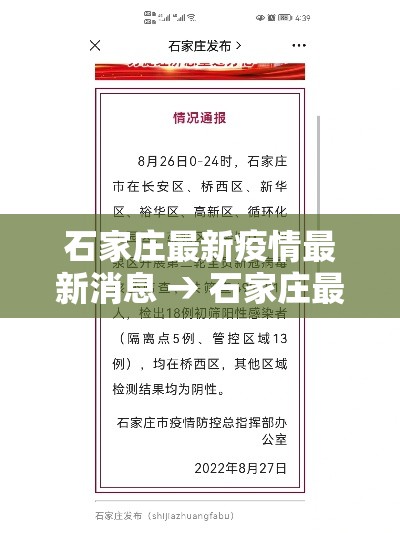 石家庄最新疫情最新消息 → 石家庄最近严打吗最新消息 石家庄最新疫情最新消息 → 石家庄最近严打吗最新消息