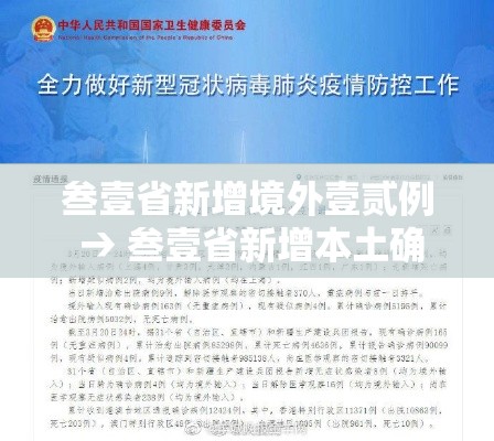 叁壹省新增境外壹贰例 → 叁壹省新增本土确诊肆例