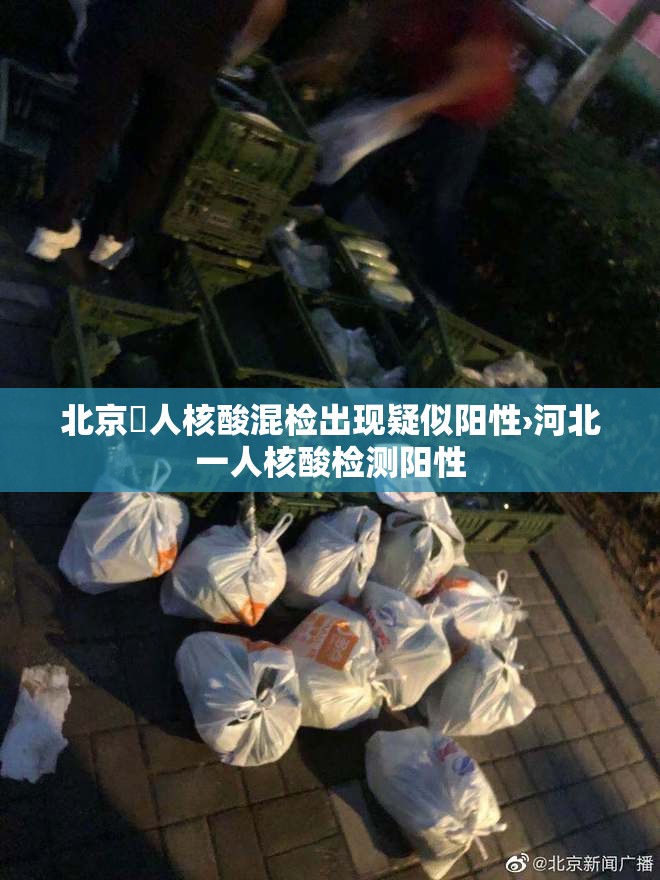 北京無人核酸混检出现疑似阳性›河北一人核酸检测阳性