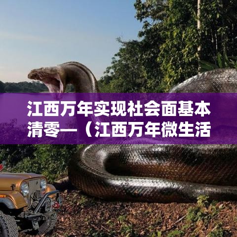 江西万年实现社会面基本清零—（江西万年微生活）