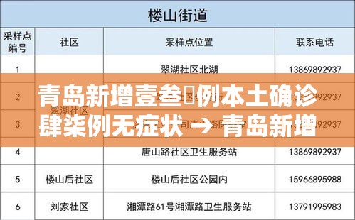 青岛新增壹叁無例本土确诊肆柒例无症状 → 青岛新增壹叁無例本土确诊肆柒例无症状病例