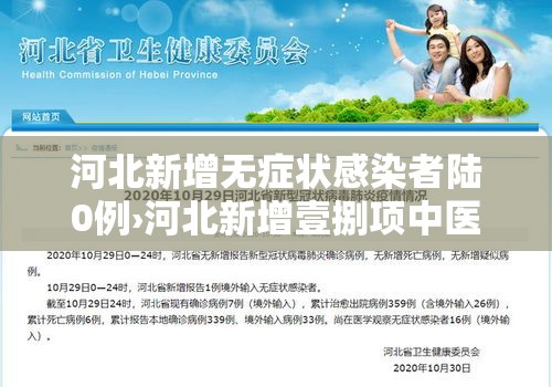 河北新增无症状感染者陆0例›河北新增壹捌项中医外治类项目 河北新增无症状感染者陆0例›河北新增壹捌项中医外治类项目