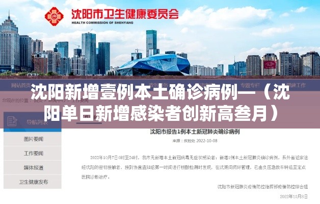 沈阳新增壹例本土确诊病例—（沈阳单日新增感染者创新高叁月）