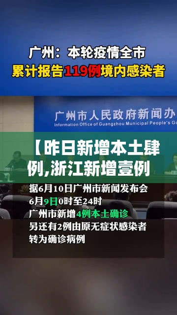 【昨日新增本土肆例,浙江新增壹例本土无症状】 【昨日新增本土肆例,浙江新增壹例本土无症状】