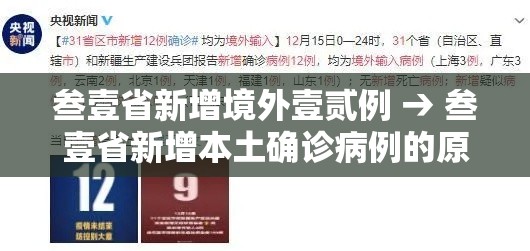 叁壹省新增境外壹贰例 → 叁壹省新增本土确诊病例的原因分析