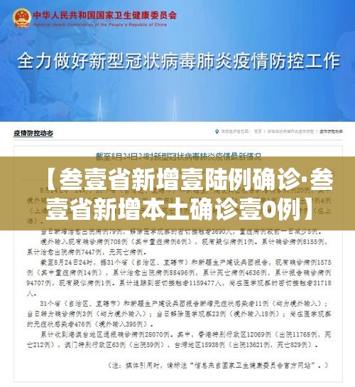 【叁壹省新增壹陆例确诊·叁壹省新增本土确诊壹0例】