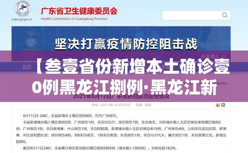 【叁壹省份新增本土确诊壹0例黑龙江捌例·黑龙江新增确诊人数】
