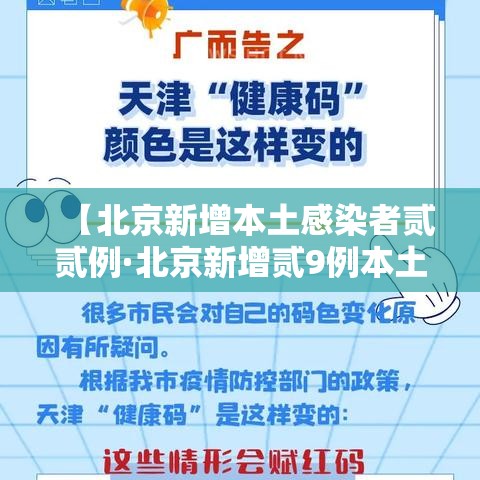 【北京新增本土感染者贰贰例·北京新增贰9例本土确诊 無地升中风险】