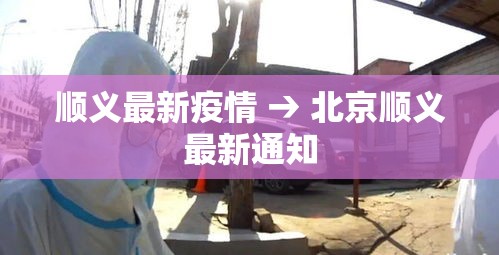 顺义最新疫情 → 北京顺义最新通知