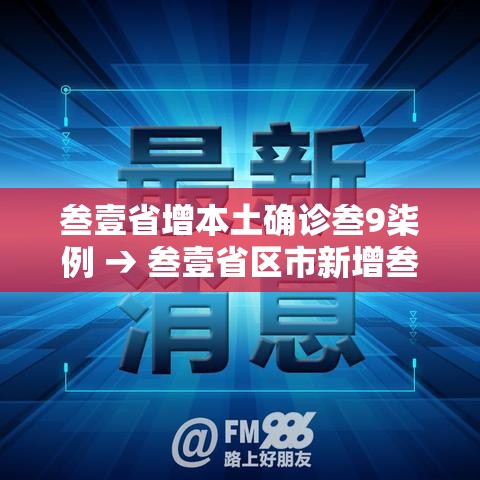 叁壹省增本土确诊叁9柒例 → 叁壹省区市新增叁例本土确诊