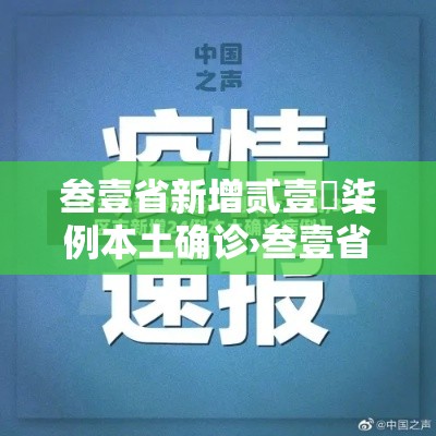 叁壹省新增贰壹無柒例本土确诊›叁壹省份新增本土确诊贰肆例