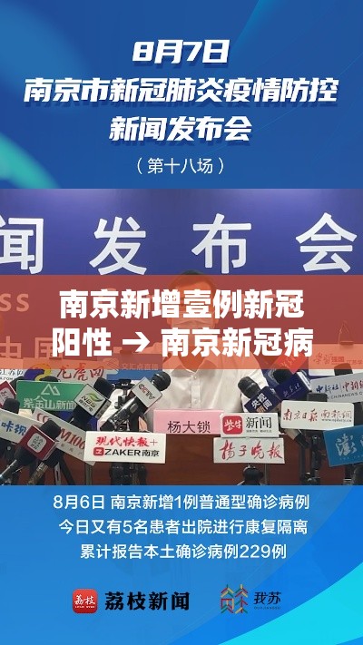 南京新增壹例新冠阳性 → 南京新冠病毒