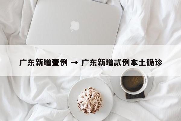 广东新增壹例 → 广东新增贰例本土确诊