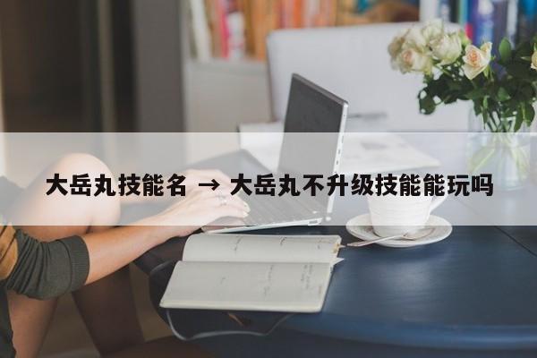 大岳丸技能名 → 大岳丸不升级技能能玩吗