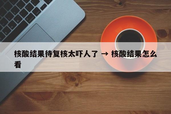 核酸结果待复核太吓人了 → 核酸结果怎么看